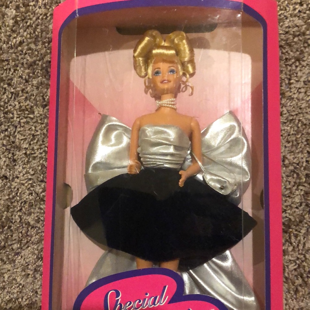 Barbie Special Edition Doll with Silver and Black Dress